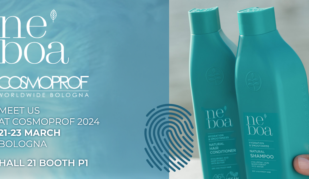 Neboa – marka naturalnych kosmetyków do pielęgnacji włosów i ciała na Cosmoprof Worldwide Bologna 2024!