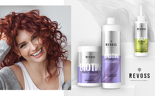 Revoss Professional hair care brand since April this year is available in almost all Rossmann drugstores in Poland